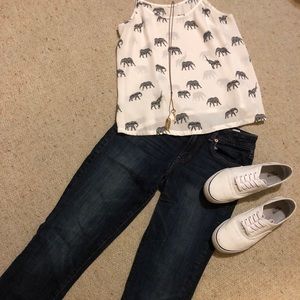 American Eagle Hi Rise Skinny Stretch Jeans